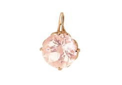 Золотая подвеска с кварцем