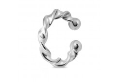 Серебряная серьга классическая