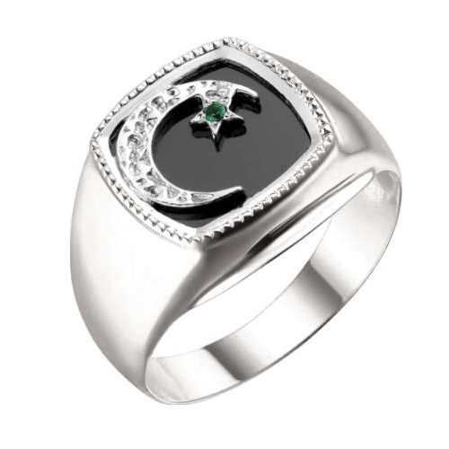 Печатка из серебра с агатом