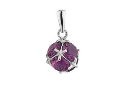 Серебряная подвеска с кварцем