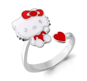 Серебряное кольцо с эмалью