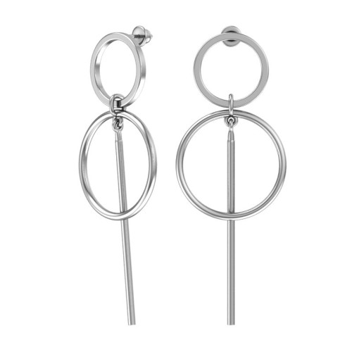 Серебряные cерьги пусеты (гвоздики)