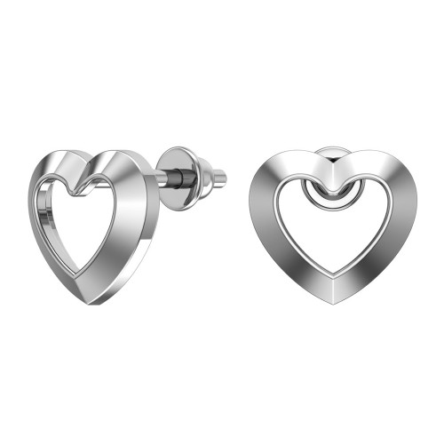 Серебряные cерьги пусеты (гвоздики)