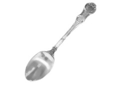 Столовые приборы из серебра 