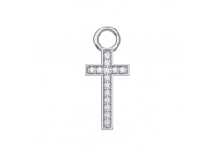 Серебряная подвеска с фианитом