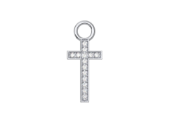 Серебряная подвеска с фианитом