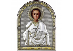 Икона Синтетический камень Малая св.Пантелеймон
