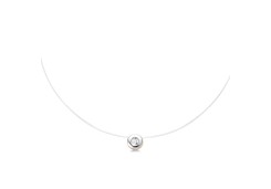 Подвеска на леске из золота с бриллиантом