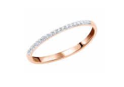 Золотое кольцо с фианитом