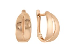 Золотые cерьги классические