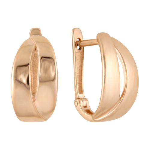 Золотые cерьги классические