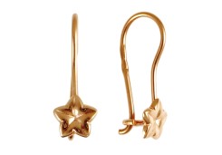 Золотые cерьги классические