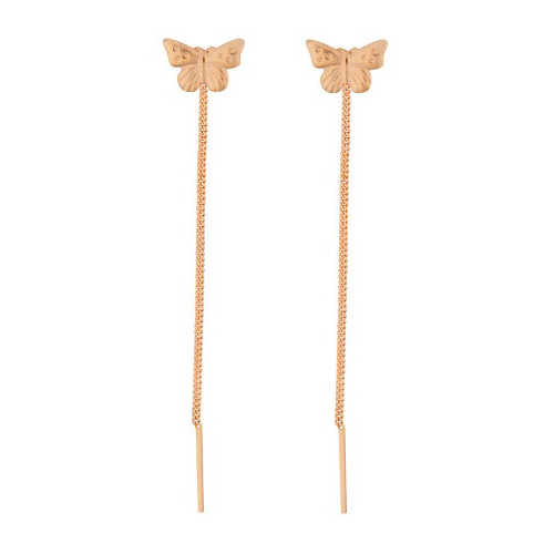 Золотые cерьги классические