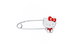 Булавка из серебра с эмалью