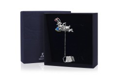 Сувенир из серебра с эмалью