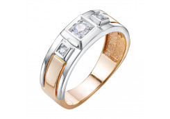 Золотое кольцо с бриллиантом