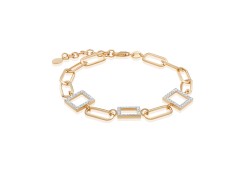 Золотой браслет с бриллиантом