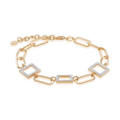 Золотой браслет с бриллиантом