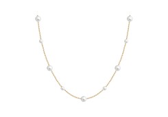 Золотое колье с жемчугом