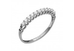 Кольцо из белого золота с бриллиантом