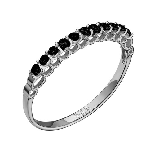 Кольцо из белого золота с бриллиантом