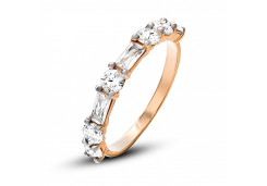 Золотое кольцо с фианитом