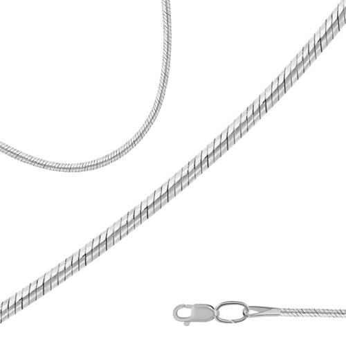 Цепь из белого золота 