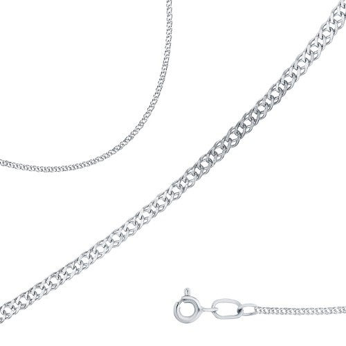 Цепь из белого золота 