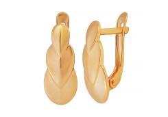 Золотые cерьги классические