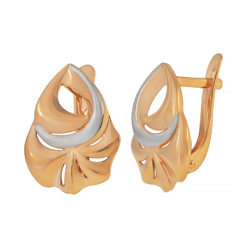 Золотые cерьги классические