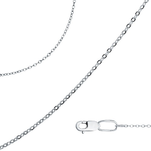 Цепь из белого золота 