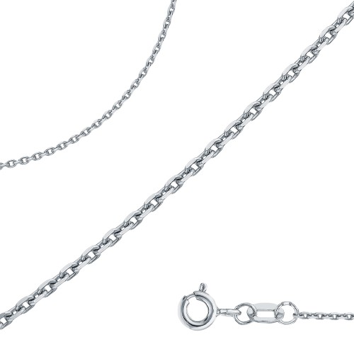 Цепь из белого золота 