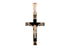 Крест из золота с агатом