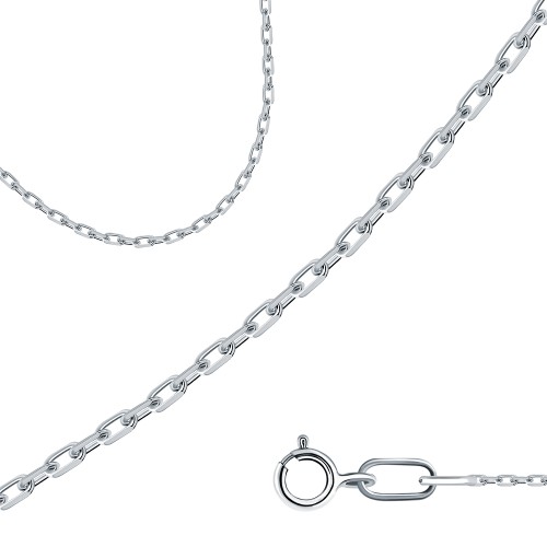 Цепь из белого золота 