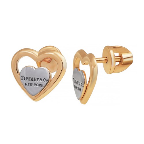 Золотые cерьги классические с эмалью