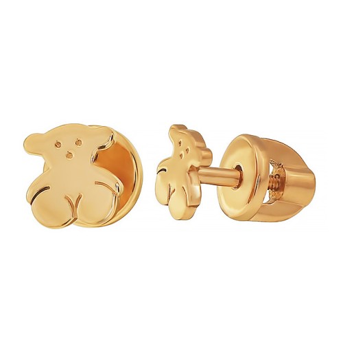 Золотые cерьги пусеты (гвоздики)