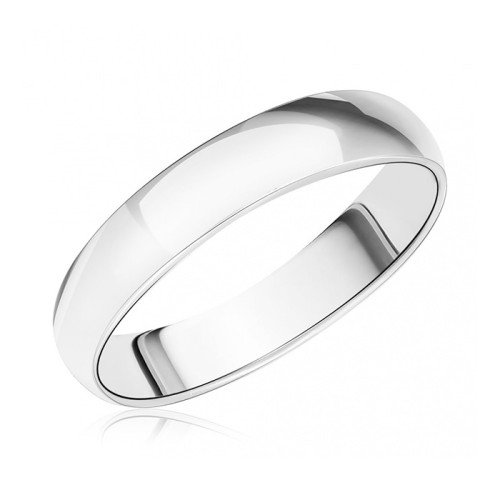 Серебряное обручальное кольцо 