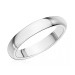 Серебряное обручальное кольцо 