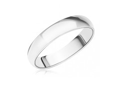 Серебряное обручальное кольцо 