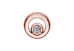 Золотая подвеска с бриллиантом