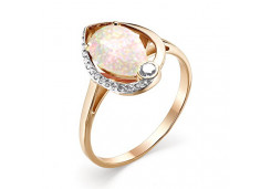 Золотое кольцо с опалом