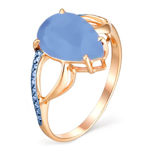 Золотое кольцо с бирюзой