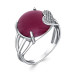 Серебряное кольцо с кошачим глазом