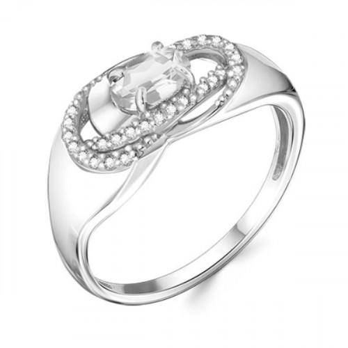 Серебряное кольцо с фианитом