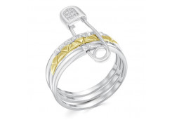 Серебряное кольцо с фианитом