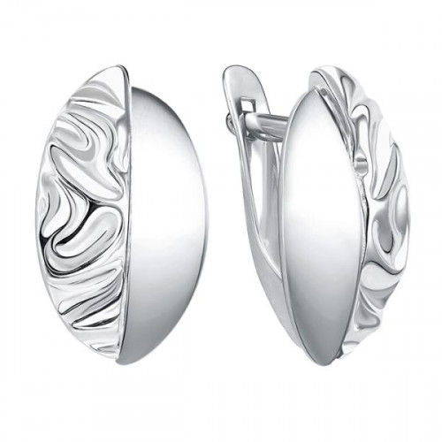 Серебряные cерьги классические