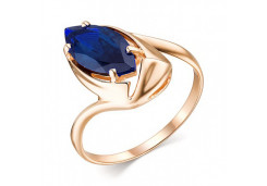 Золотое кольцо с ситаллом