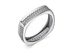 Серебряное кольцо с фианитом