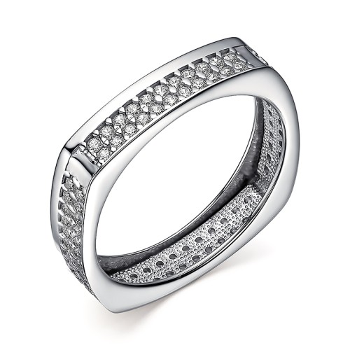 Серебряное кольцо с фианитом