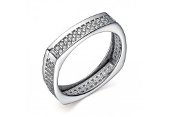 Серебряное кольцо с фианитом